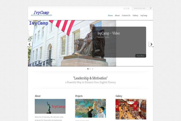 WordPress website example screenshot