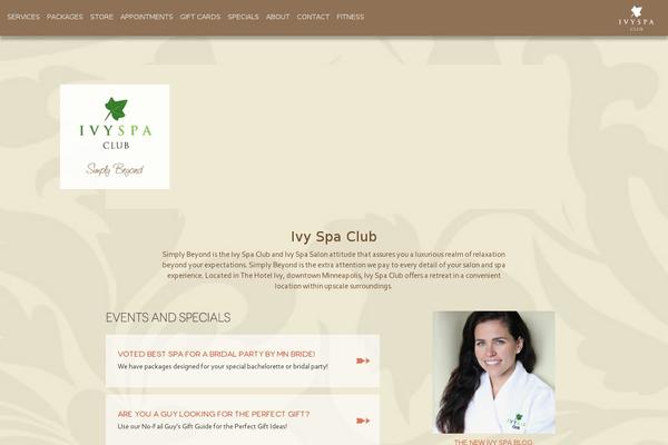 ivyspaclub.com site used Clean-start