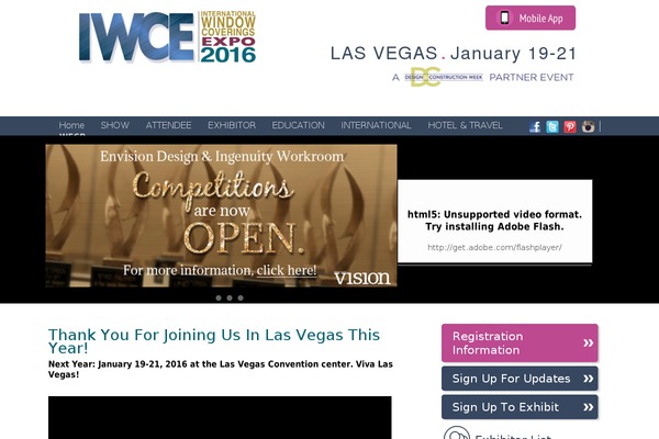 iwce-vision.com site used Icwe