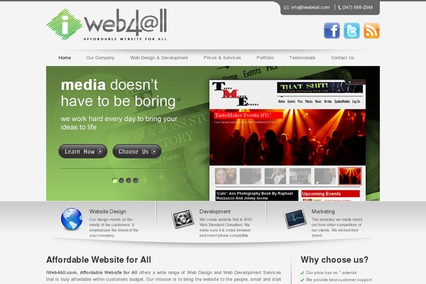 iweb4all.com site used Iweb