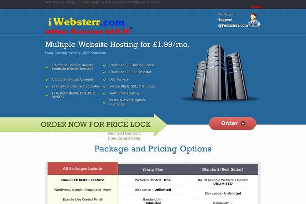 iwebsterr.com site used Webhosting