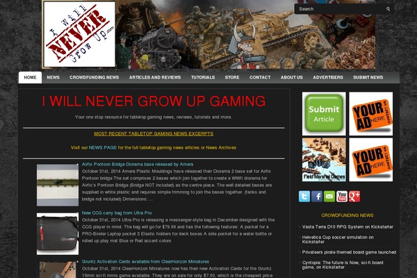 iwillnevergrowup.com site used Lofty