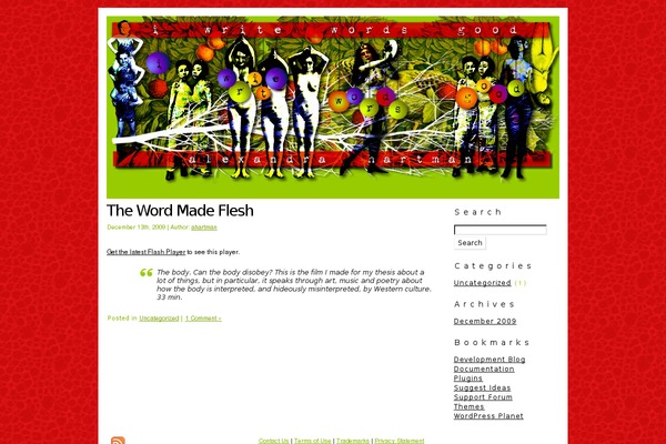 WordPress website example screenshot