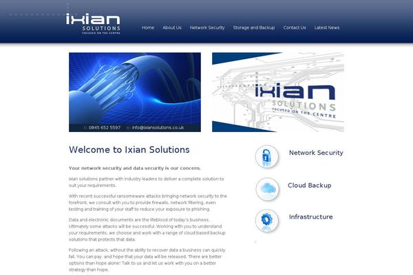ixiansolutions.com site used Ixian
