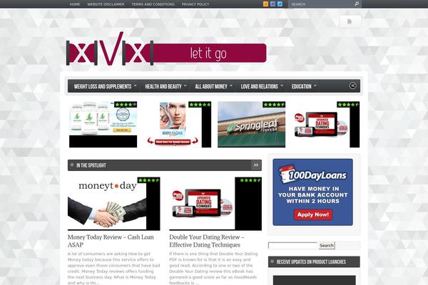 ixivixi.com site used Swagger Child Theme