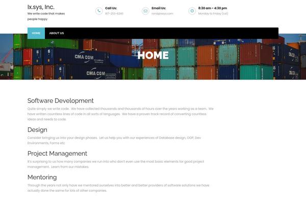 ixsys.com site used Transportex