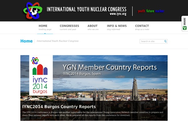 iync.org site used Carbon-light-business-responsive-wordpress-theme
