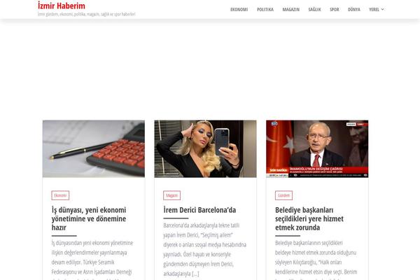 izmirhaberim.com site used Popularis Press
