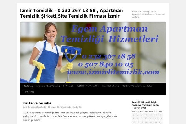 Twenty Ten theme site design template sample