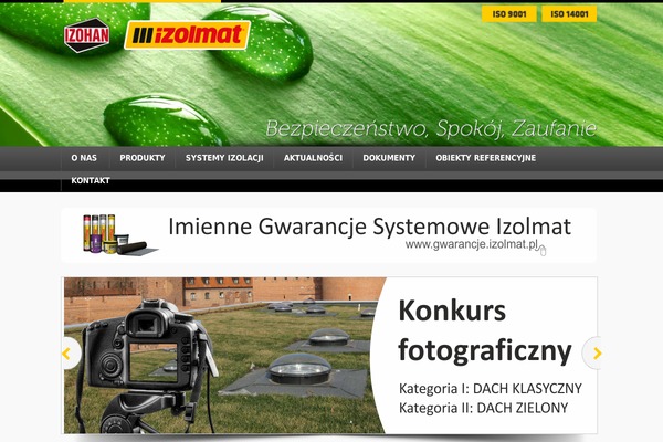 izolmat.com.pl site used Izolmat