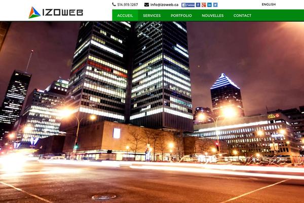 izoweb.ca site used Izoweb_theme