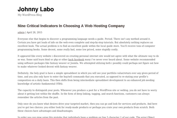 j-labo.com site used Writer