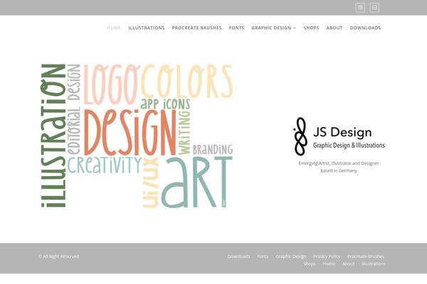 Portfolio-web theme site design template sample