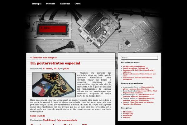 WordPress website example screenshot