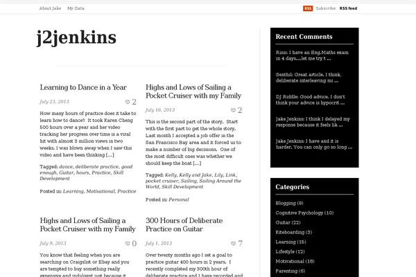 WordPress website example screenshot