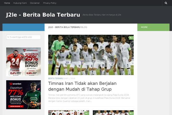 WordPress website example screenshot