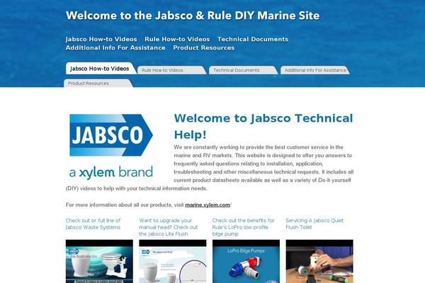 jabscotech.com site used Xylem-microsite-theme
