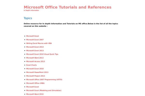 WordPress website example screenshot