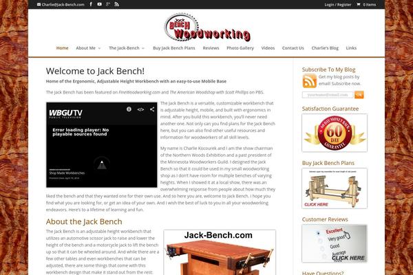 WordPress website example screenshot