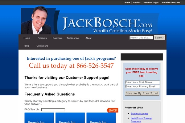 jackboschsupport.com site used Jackbosch