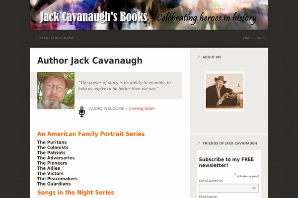 jackcavanaugh.com site used Streamline