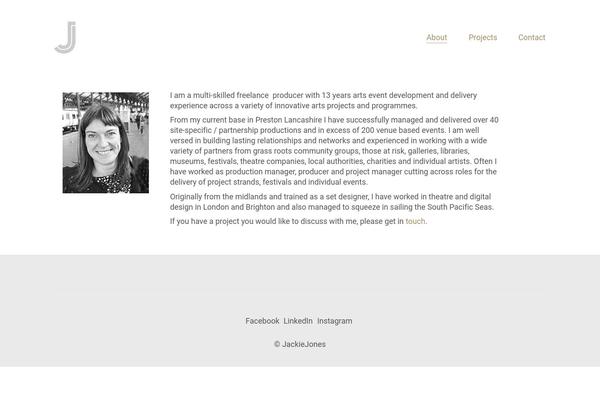 jackiejones.org site used Kalium