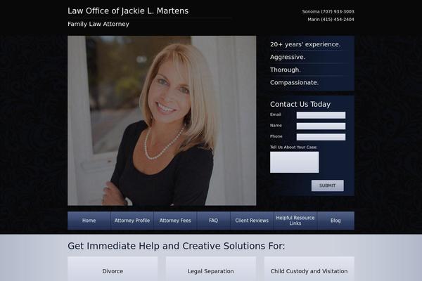 jackiemartens.com site used Base-template-bootstrap