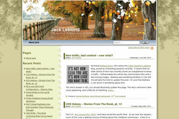 jackleblond.com site used Maple Leaf