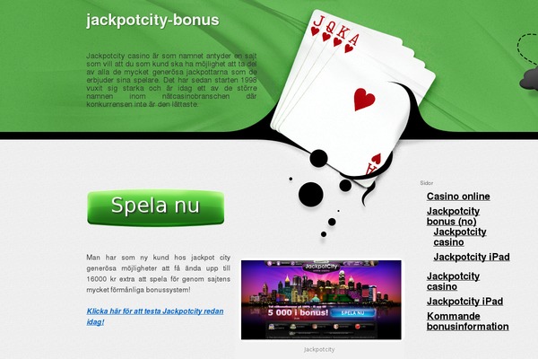 jackpotcity-bonus.se site used Brandtheme2