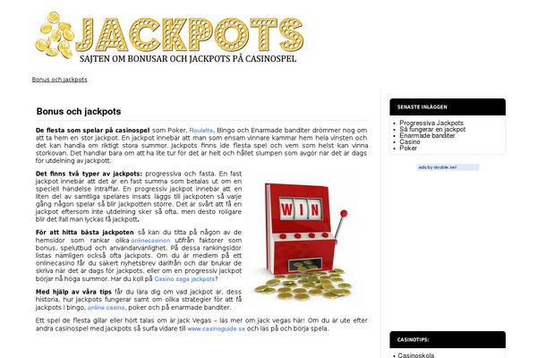 jackpots.nu site used Jackpotsnu