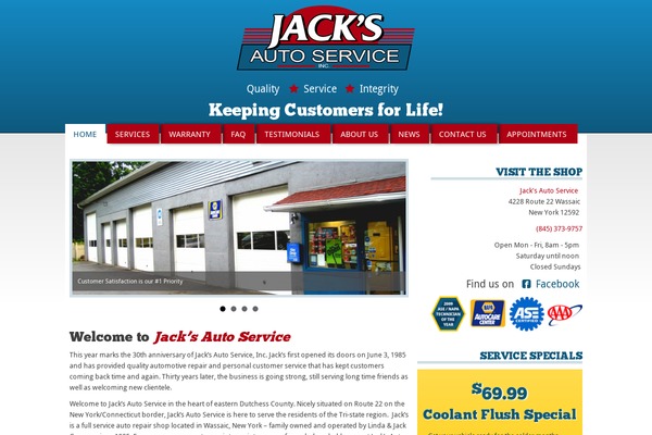 jacksautoservice.com site used Jacks