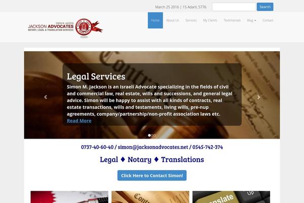 jacksonadvocates.net site used Modern-law-firm