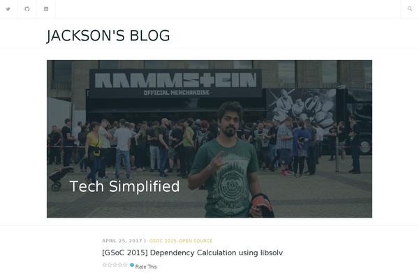 WordPress website example screenshot