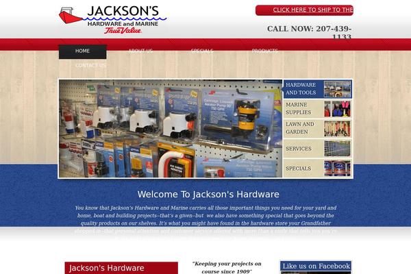 jacksonshardwareandmarine.com site used Jacksonstruevaluehardware