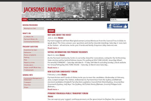 jacksonslanding.net.au site used Jacksons