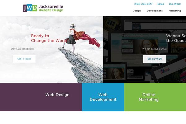 jacksonvillewebsitedesign.com site used Jwd