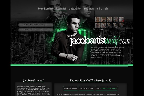 jacobartistdaily.com site used Opening