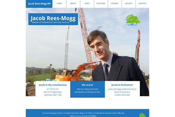 WordPress website example screenshot