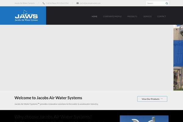 jacobsairwater.com site used Jaws