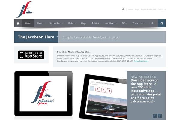 jacobsonflare.com site used Cacoon
