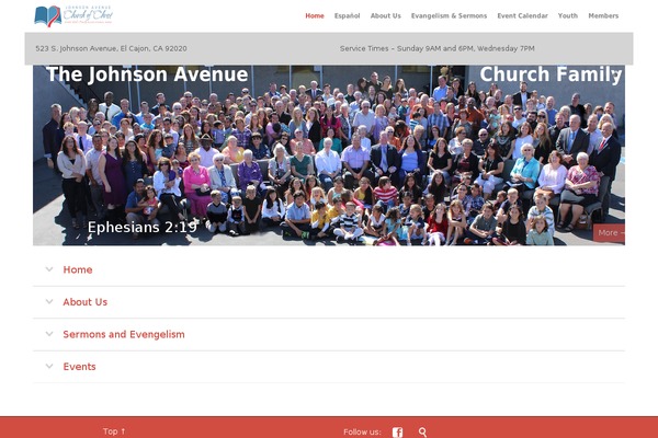 Church and Event theme site design template sample