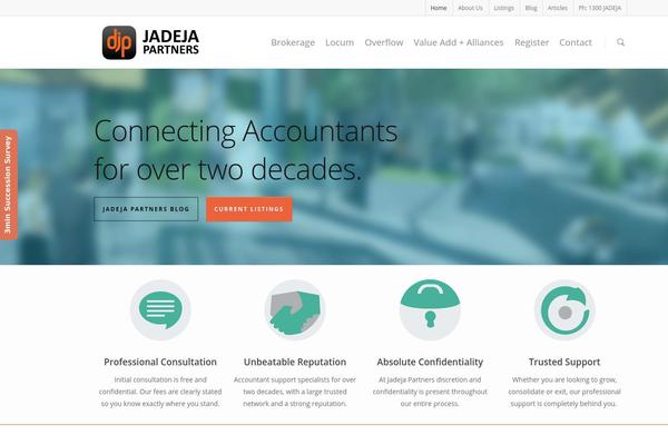 Salient theme site design template sample