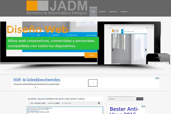 jadm.com.ar site used Covernews-child