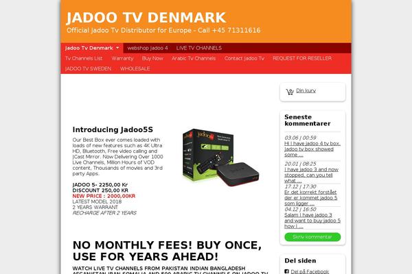 jadoo-tv.dk site used Jadootv