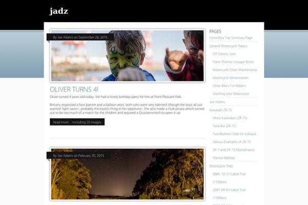 WordPress website example screenshot
