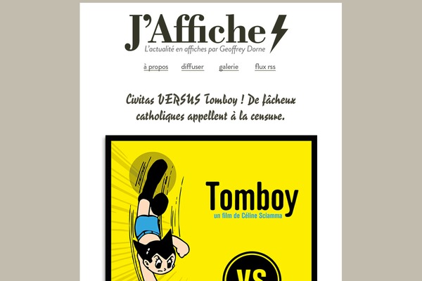 jaffiche.fr site used Click