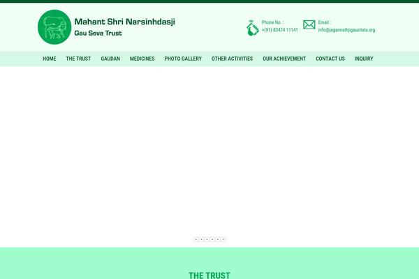 WordPress website example screenshot