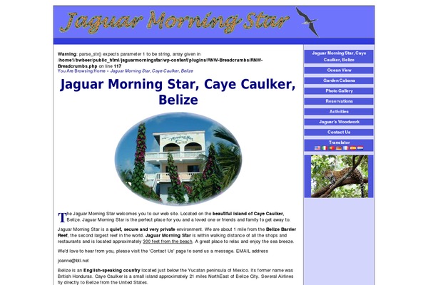 jaguarmorningstar.com site used Jaguarmorningstar
