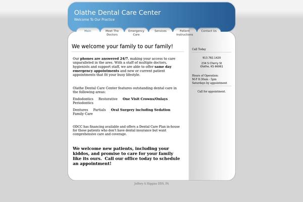 Enfold theme site design template sample