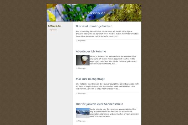 WordPress website example screenshot